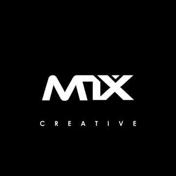 MTX Letter Initial Logo Design Template Vector Illustration