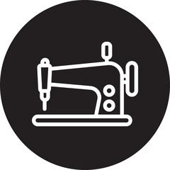 sewing glyph icon