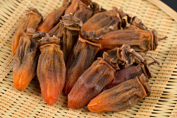 手作りの干し柿