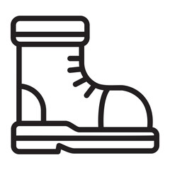 Boot line icon