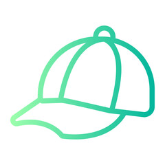 cap gradient icon