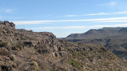 view of the mountains