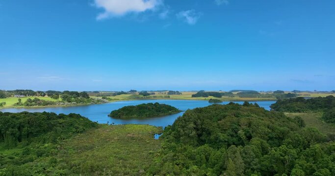 Flight away from Lake Papaitonga - Horowhenua's jewel - Aotearoa - NZ