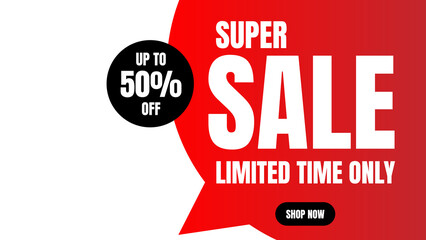 sale banner background design template. business vector illustration