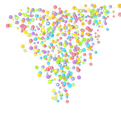 Social media marketing icons internet tags target