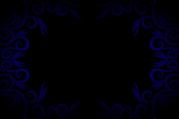 Beautiful colour design  OF classic and traditional batik ethnic flower floral and leaf frame  for wallpaper background ads or presentation template