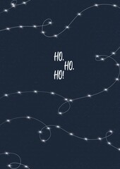 background with stars, Christmas card