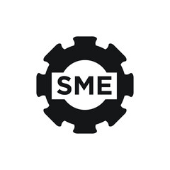 SME concept small and medium sized enterprises icon design vector illustration