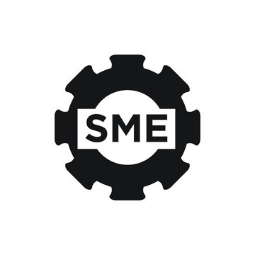 SME Concept Small And Medium Sized Enterprises Icon Design Vector Illustration