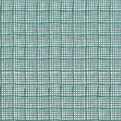 Seamless checkered pattern. Indigo. Watercolor illustration.  