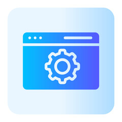 web optimization gradient icon