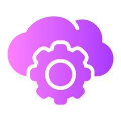 cloud gradient icon