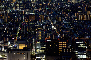 Fototapeta na wymiar 夜の東京
