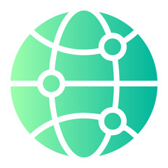 networking gradient icon