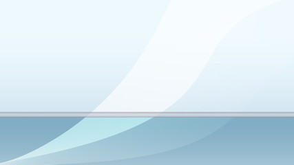 Abstract soft blue wavy with blurred light