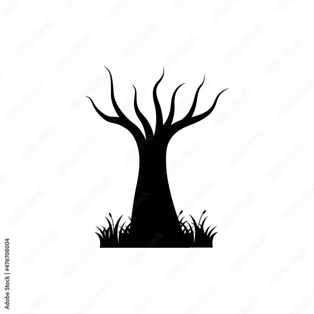 Wall mural tree branch logo icon design template vector