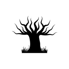 tree branch logo icon design template vector