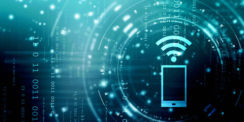 2d rendering Transmitter mobile WiFi
