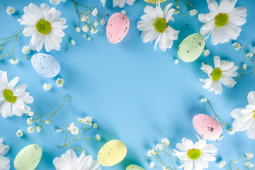 Happy easter greeting background