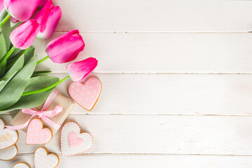 Spring and Valentine Day background