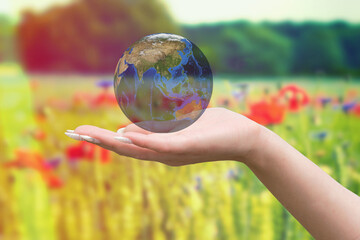 Planet Erde und der Umweltschutz