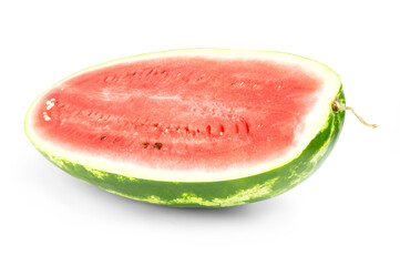 Half of watermelon isolated on white background