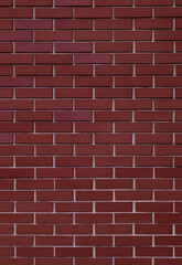 Brown brick wall texture. Background