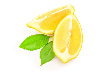 Limon isolated on a white background with clipping path