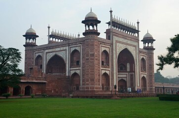 Fototapeta na wymiar Darwaza, the main gateway to Taj Mahal