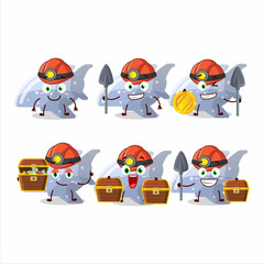 miners plane blue gummy candy cute mascot character wearing helmet