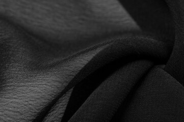 Texture. Background. Background. Black charcoal fabric