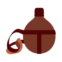 Icon Of Touristic Flask