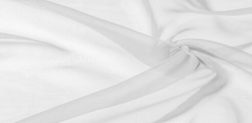 White silk fabric texture pattern. It is also perfect for your design, clothes, posters. Be creative with beautiful project accents. This fabric is inspired by your inspiration.