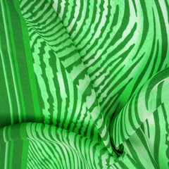 Collection of textural background, silk fabric, zebra skin in green African style. For the designer, sketch layout, decorator entourage.