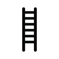 ladder icon. Simple illustration from furniture collection.  color editable