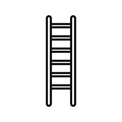 ladder icon. Simple illustration from furniture collection.  color editable