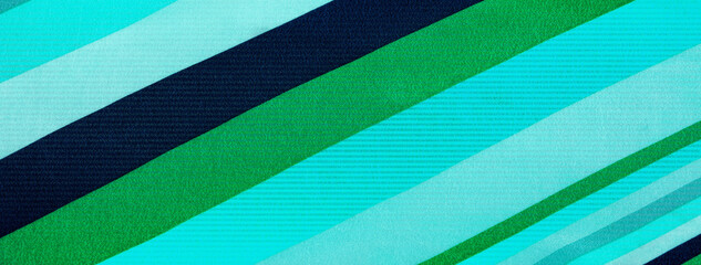 Texture, pattern, background, collection, silk fabric, striped fabric blue and azure green white lines, exquisite design.