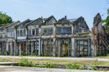Derelict building in George Town, Malaysia..