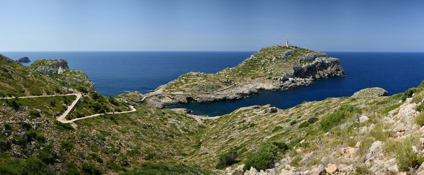 Path to Lighthouse in Cabrera island