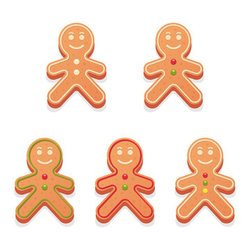 gingerbread on a white background