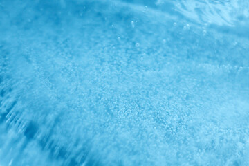 Background texture of cold blue ice