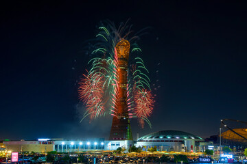 Torch Doha National Day Fireworks Celebration