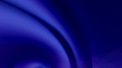 Abstract background blue smooth surface 3d rendering