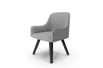 black leather chair