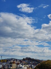 Fototapeta premium 神奈川県百合ヶ丘の高台からの景色