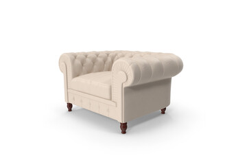 white sofa isolated on white background