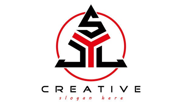 emblem badge with wings JSL letter logo design vector, business logo, icon shape logo, stylish logo template
