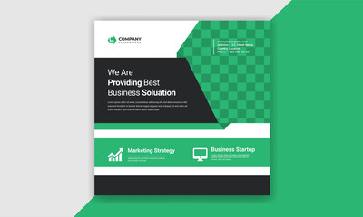 marketing social media post design. Social media post banner design. Instagram post template.
