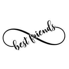 best friends inspirational quotes, motivational positive quotes, silhouette arts lettering design