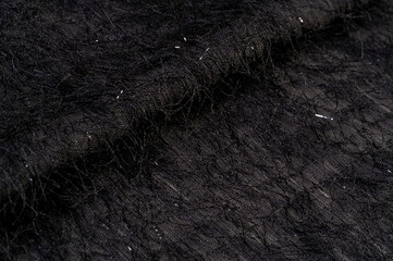 Charcoal black silk fabric with sequins and yarns over the surface of the fabric. This ombre tulle...